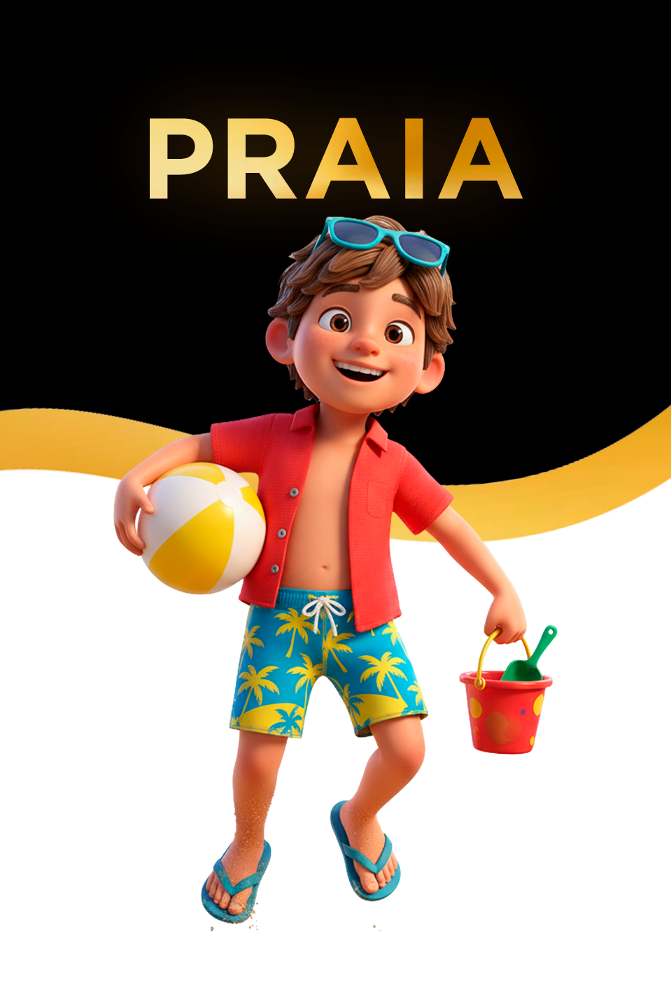 garota com boia para nadar