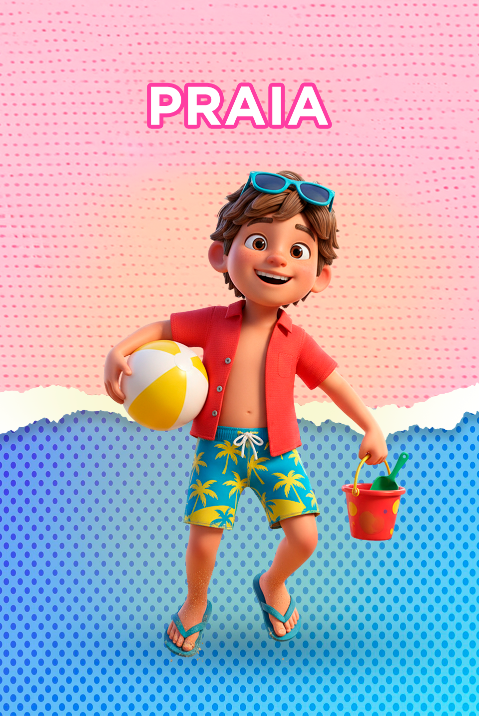 garota com boia para nadar