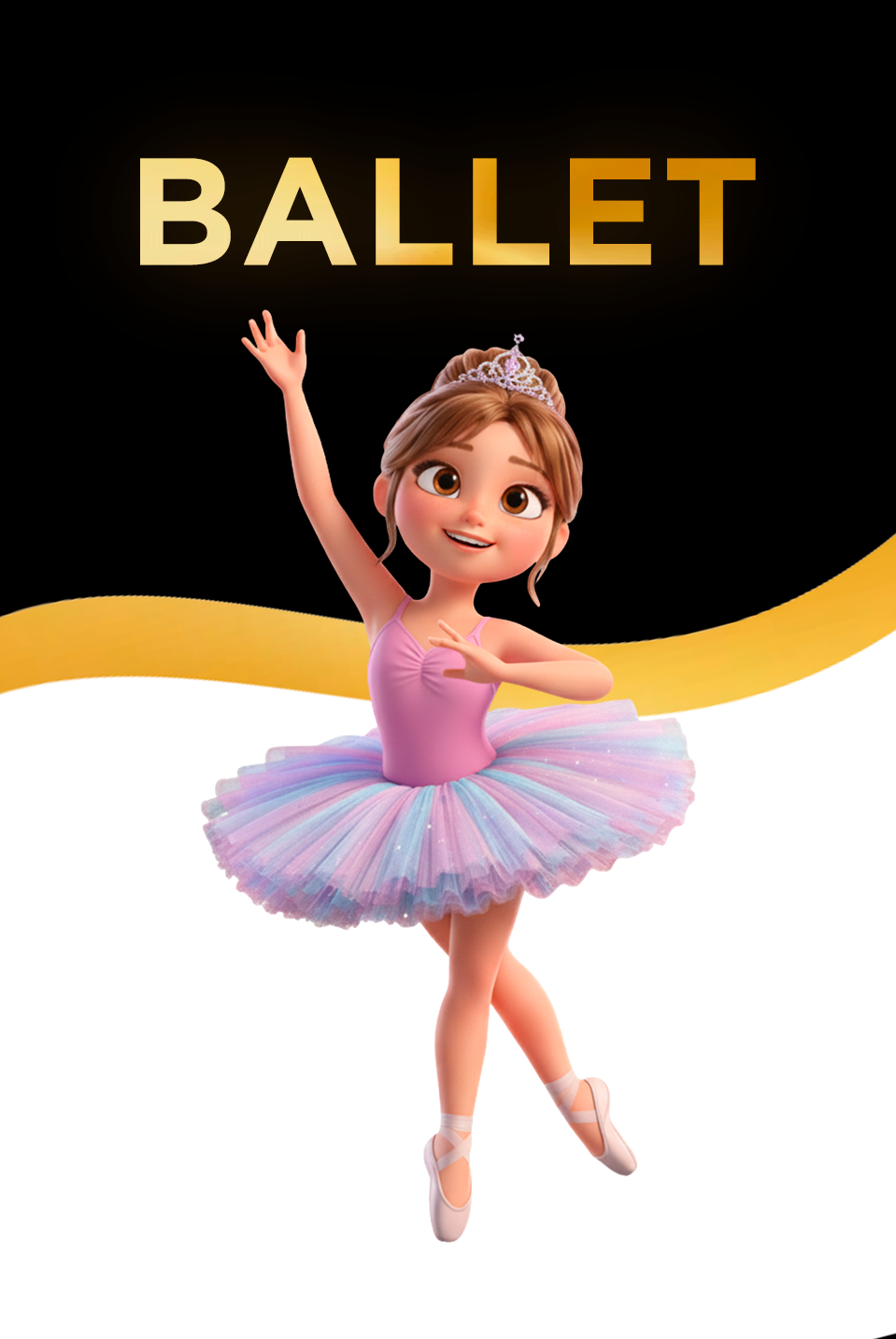 garota com roupa de ballet