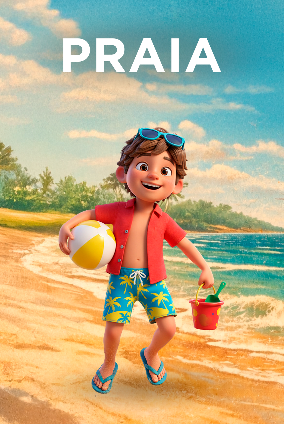 garota com boia para nadar