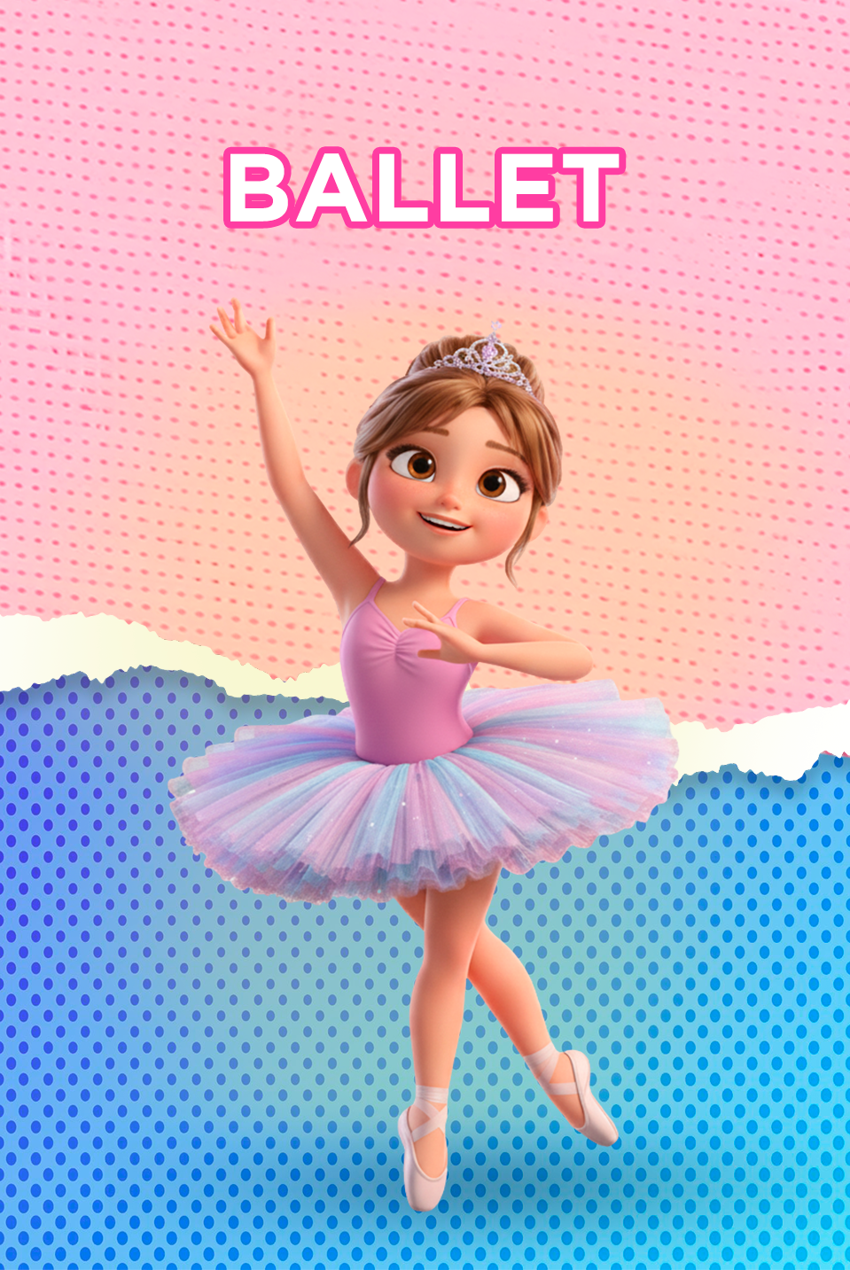 garota com roupa de ballet