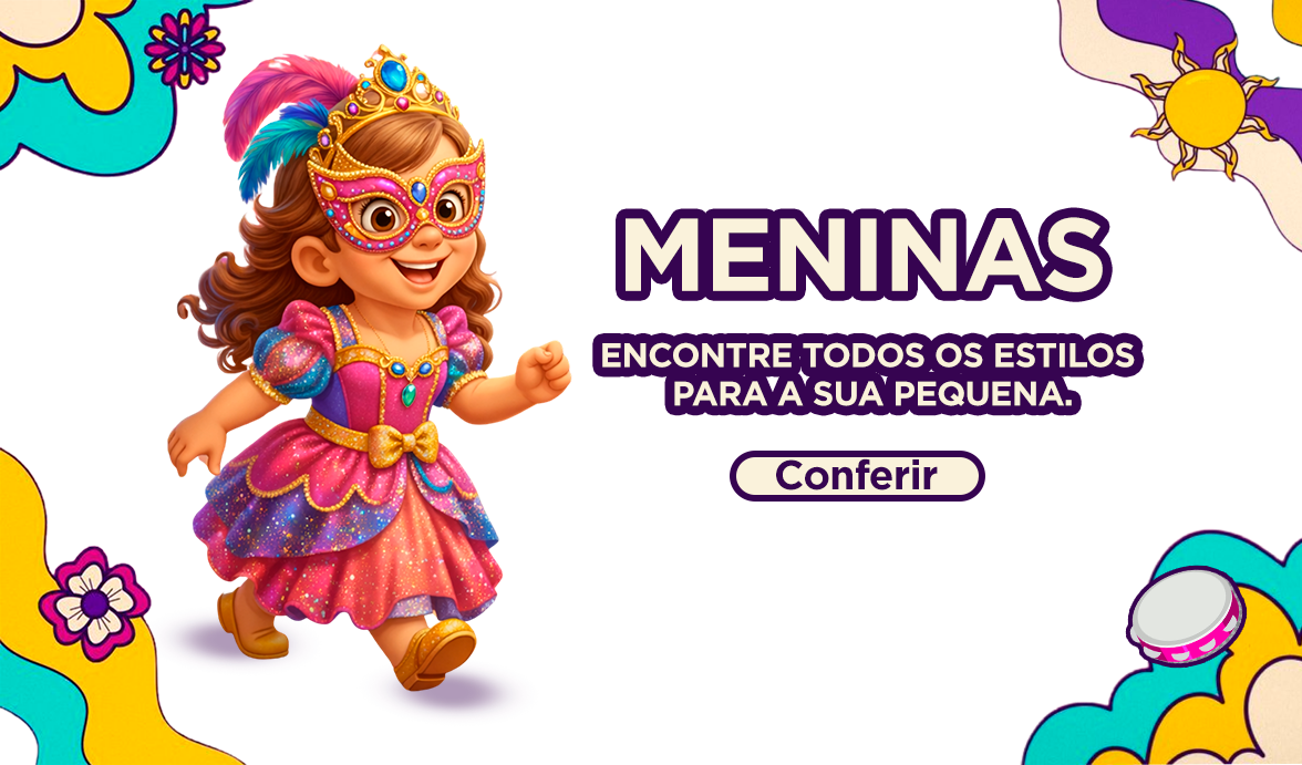 menina sorridente com coroa de flores, fundo rosa com gradiente claro ao lado direito