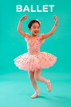 garota com roupa de ballet