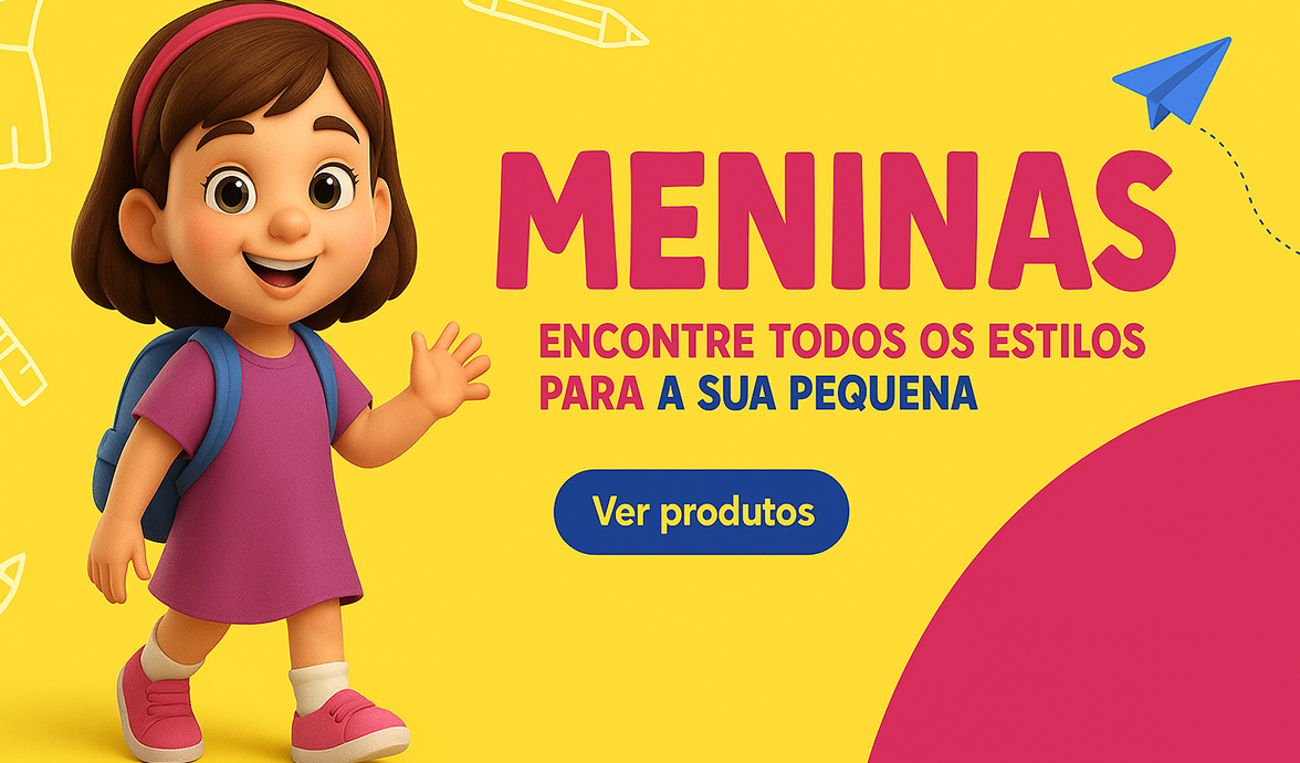 menina sorridente com coroa de flores, fundo rosa com gradiente claro ao lado direito