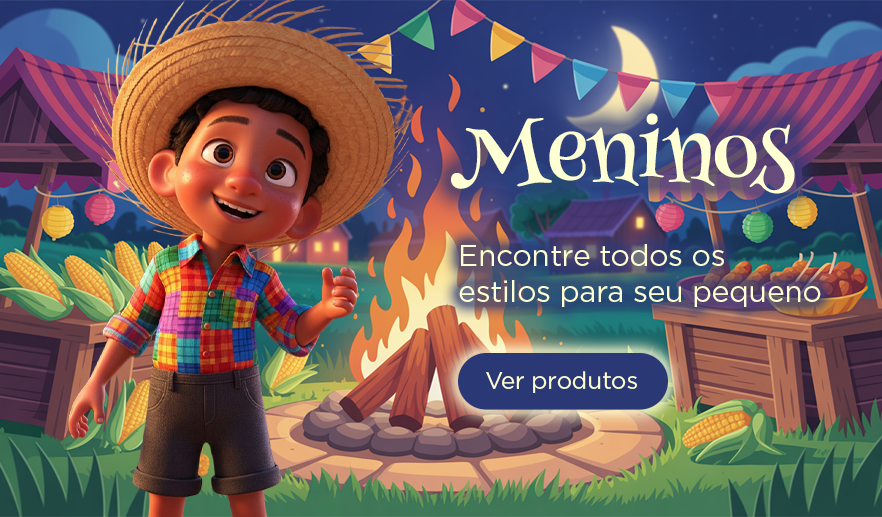 garoto sorridente, roupa listrada em fundo azul com gradiente mais claro ao lado direito no meio