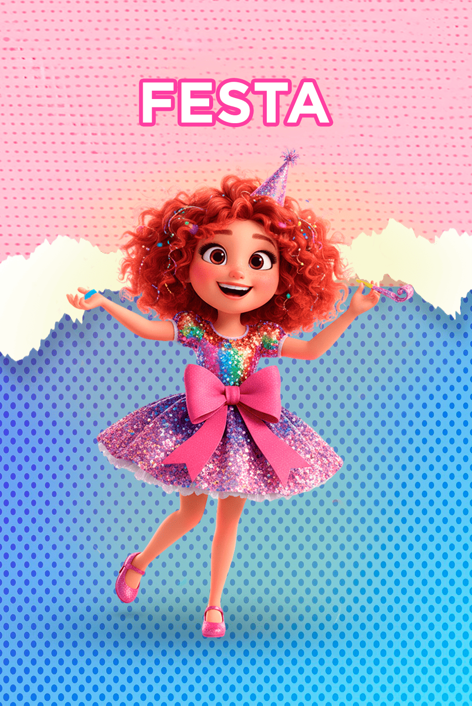 duas crianças com roupa de festa