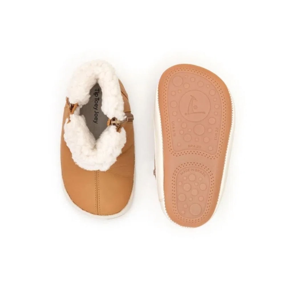 Botinha Baby Tip Toey Joey Dobby Hay Tapioca 14-23 |AE.DBB1