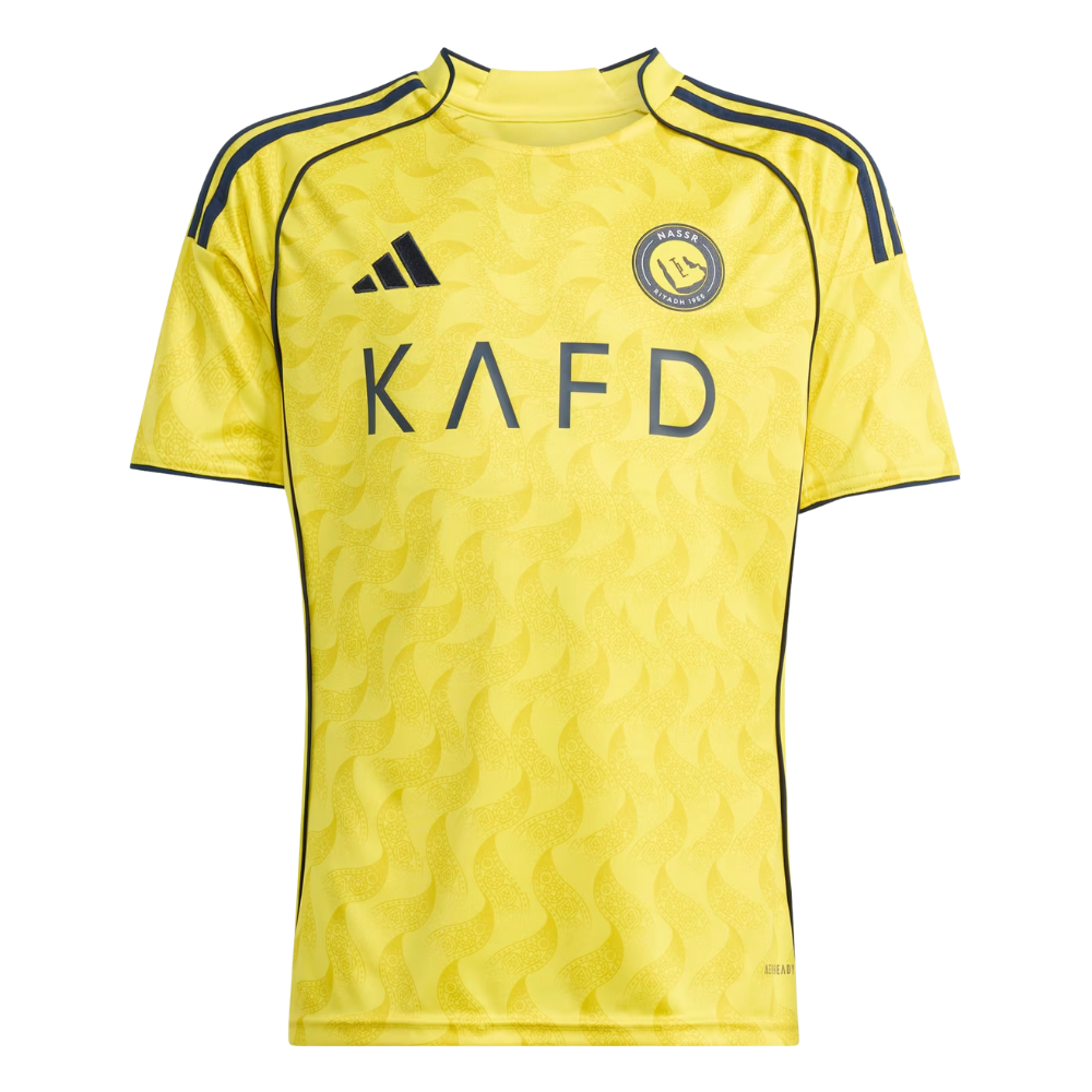 Camisa Infantil Adidas Al Nassr FC CR7 Amarelo 7-14 JN7981