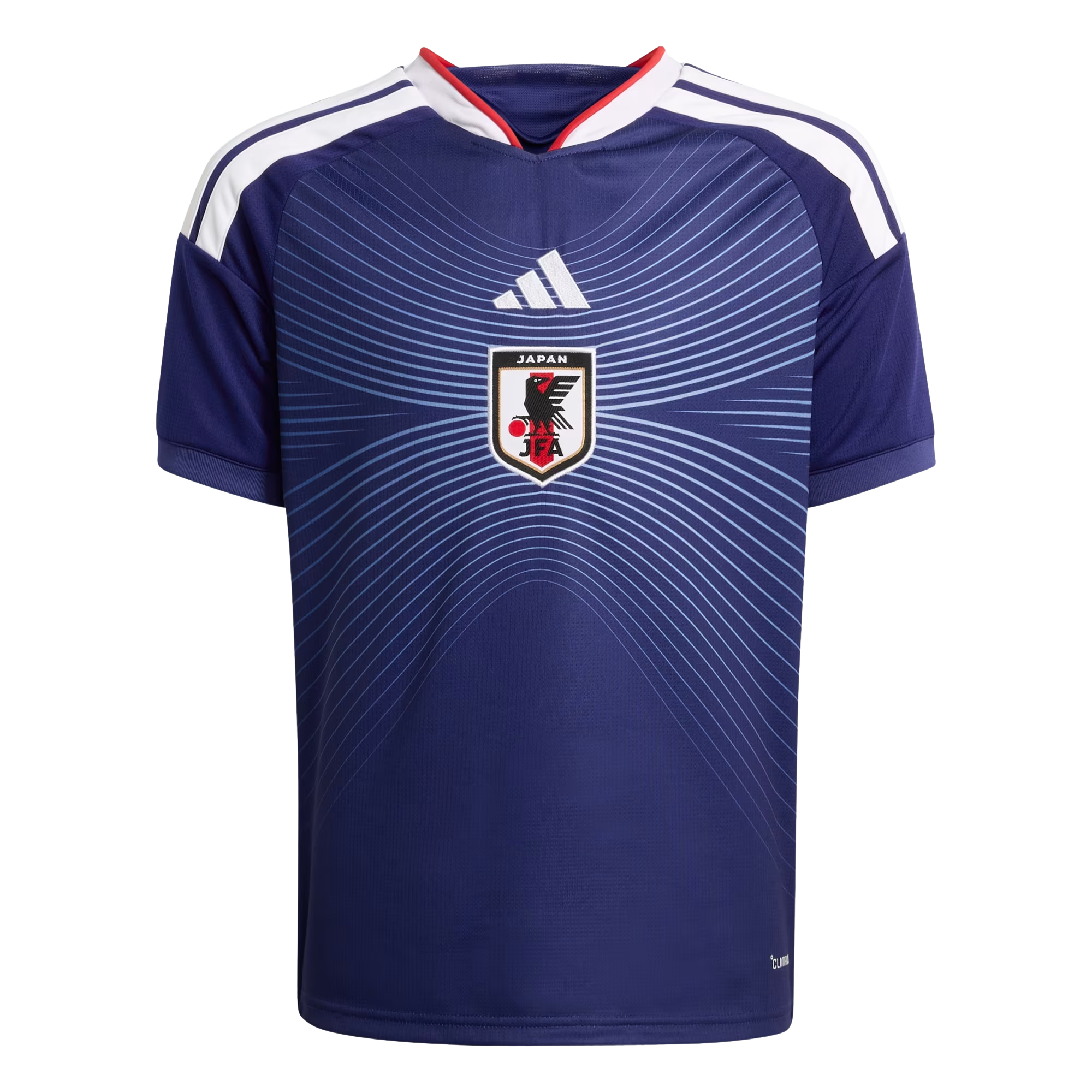 Camisa Infantil Adidas Japão I Azul 7-14 JZ9688