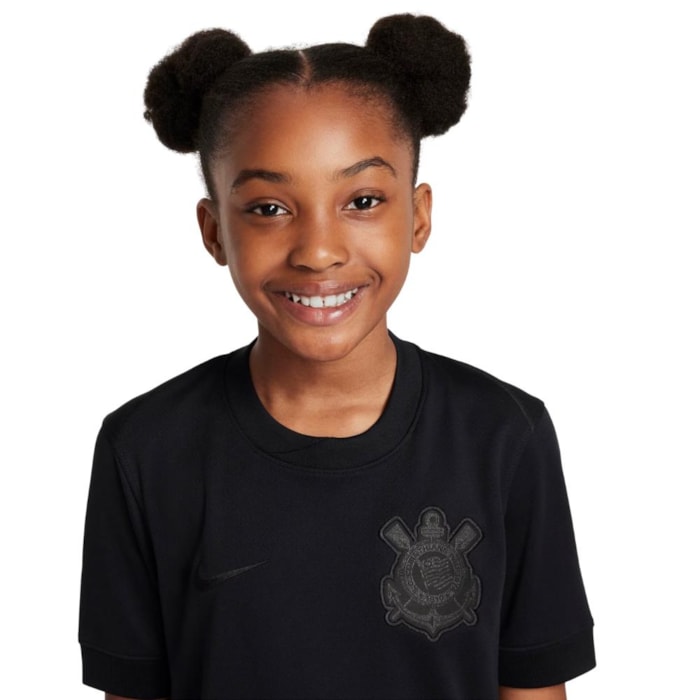 Camisa Infantil Nike Corinthians II 2024/25 Preto FN9129010