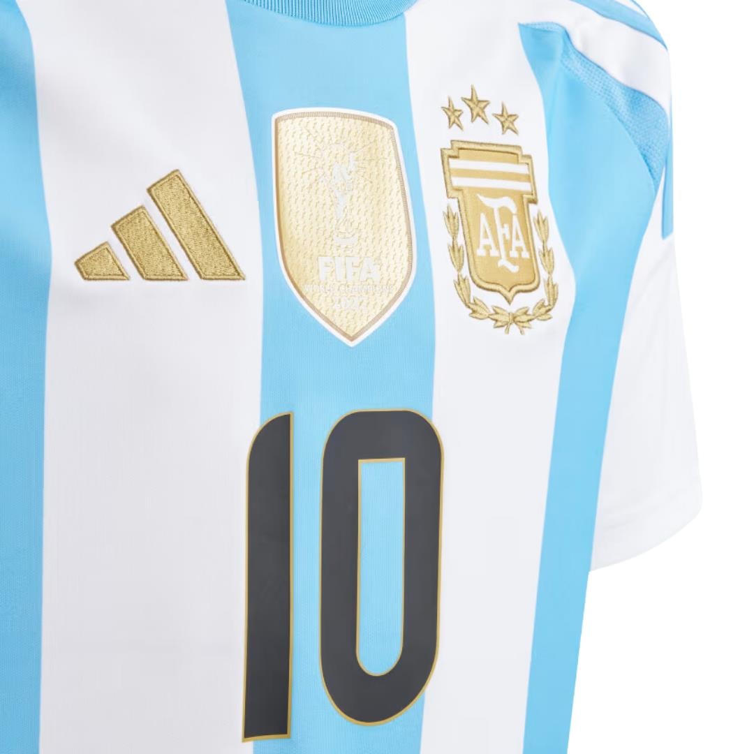 Camiseta Infantil Adidas Argentina Messi 10 7-14