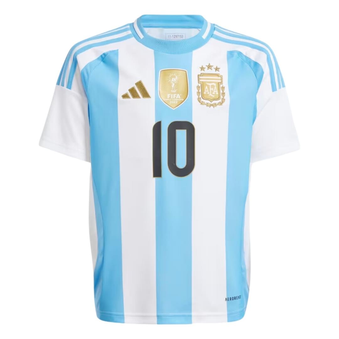 Camiseta Infantil Adidas Argentina Messi 10 7-14