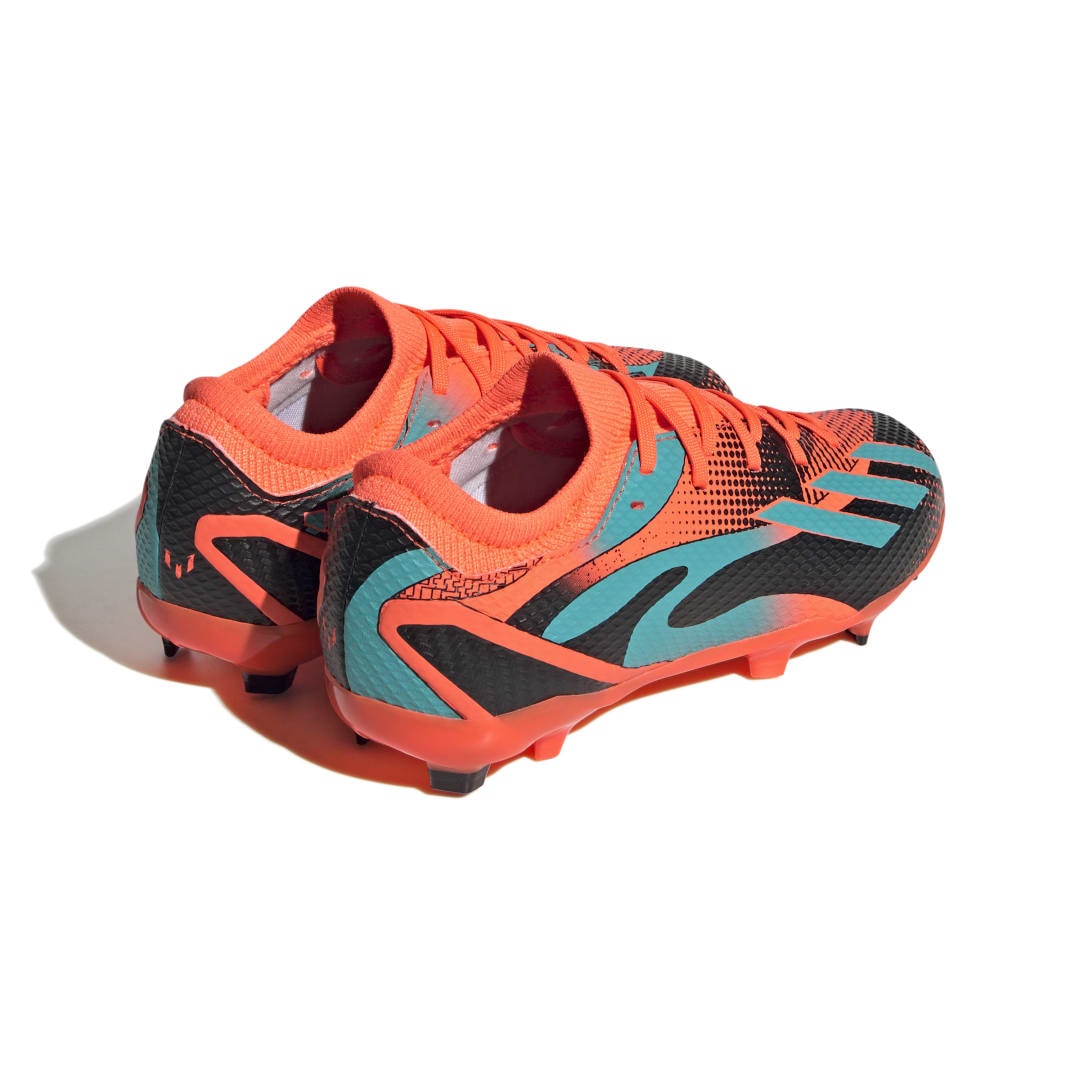 Chuteira Infantil Adidas x Messi 22 3 Campo JR Laranja 26-36 |GZ5145