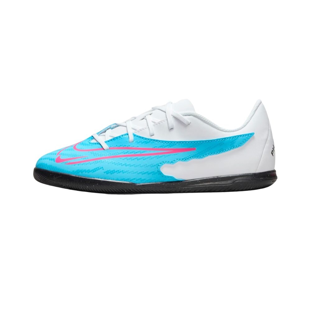 Chuteira Infantil Nike Phantom GX Club IC Branco/Azul 31-36