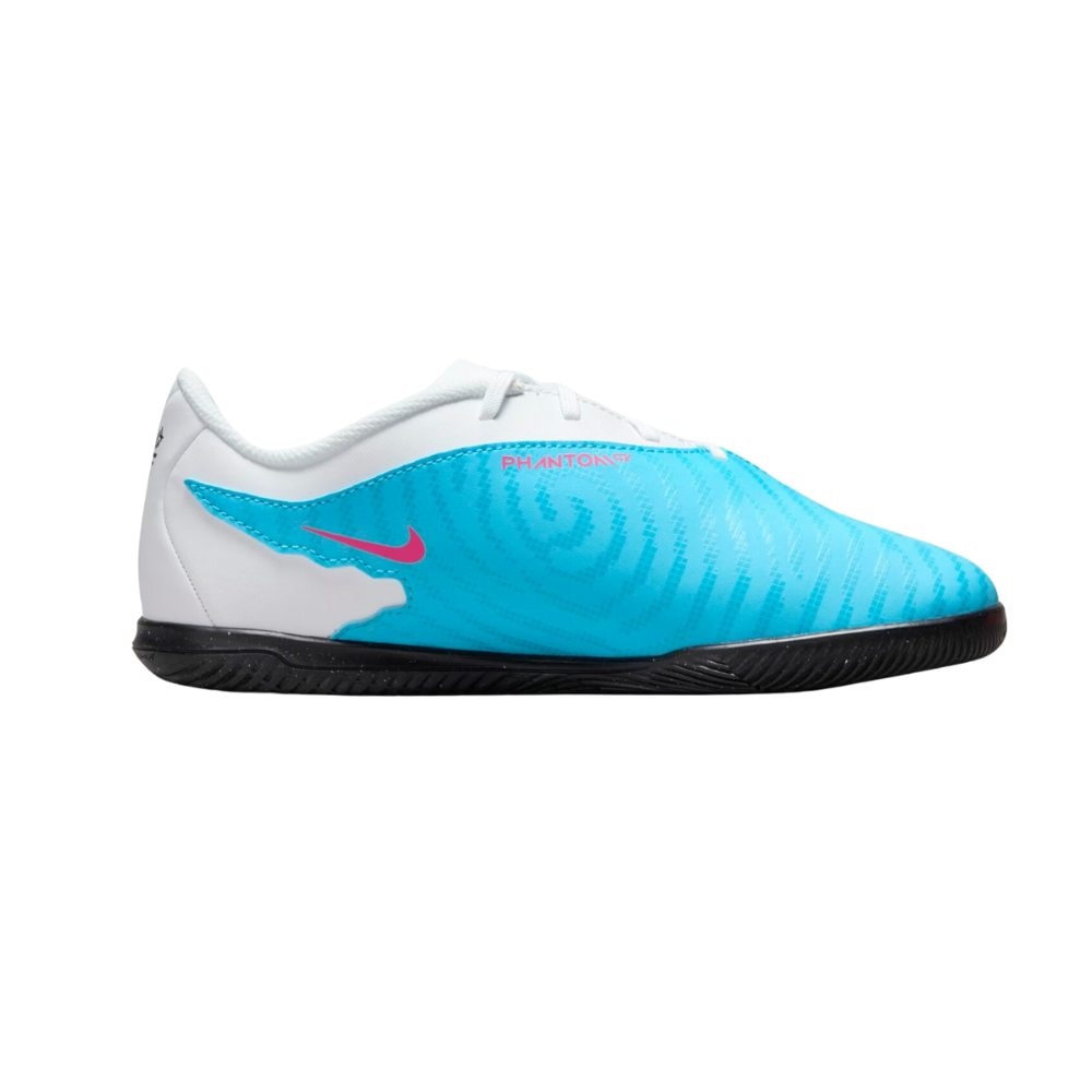 Chuteira Infantil Nike Phantom GX Club IC Branco/Azul 31-36