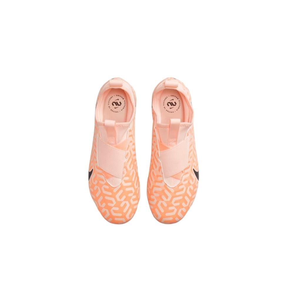 Chuteira Infantil Nike Zoom Mercurial Campo Laranja 27-37 |DZ3470-800