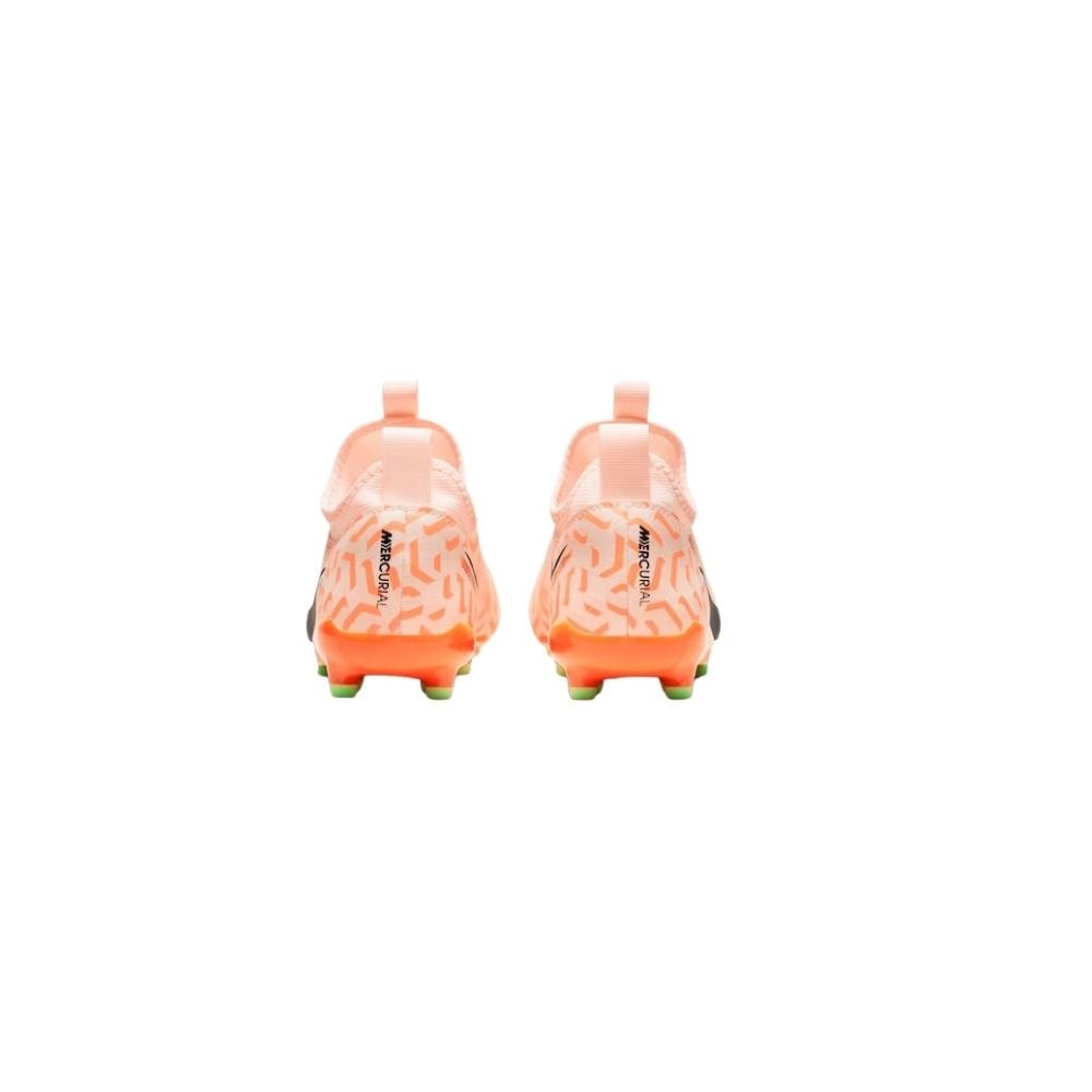 Chuteira Infantil Nike Zoom Mercurial Campo Laranja 27-37 |DZ3470-800