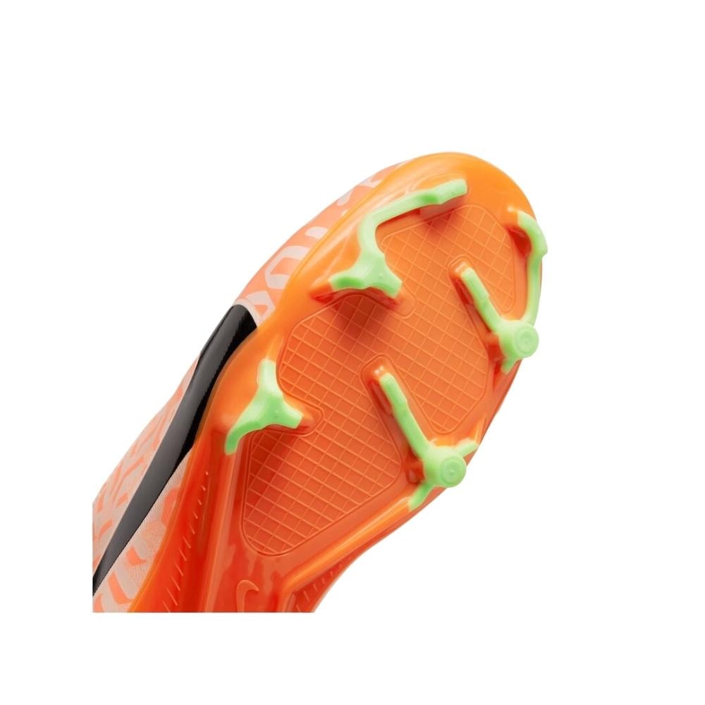 Chuteira Infantil Nike Zoom Mercurial Campo Laranja 27-37 |DZ3470-800