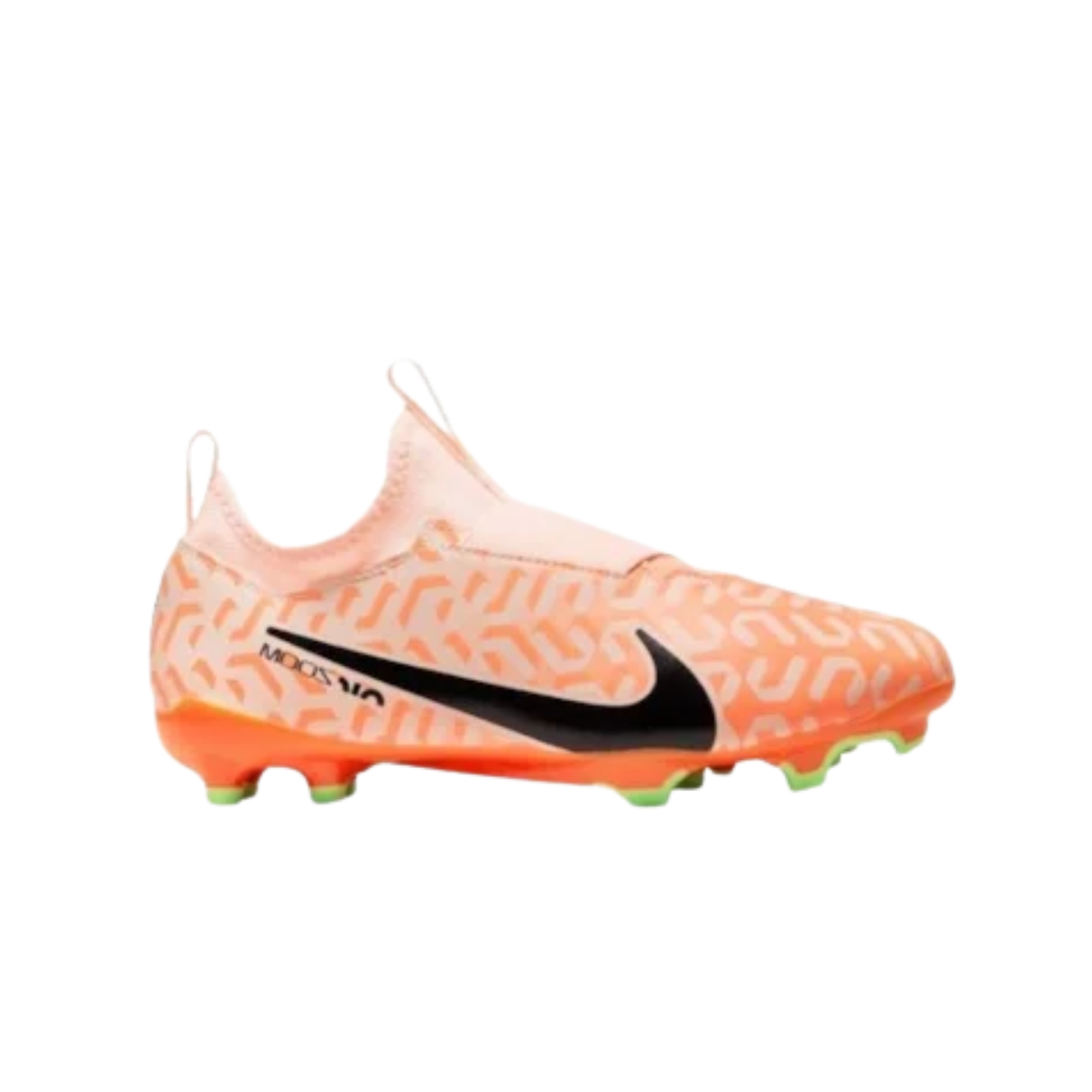 Chuteira Infantil Nike Zoom Mercurial Campo Laranja 27-37 |DZ3470-800