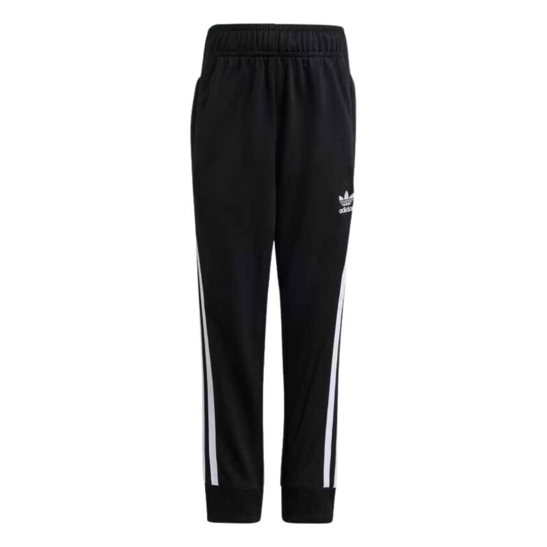 Conjunto Adidas Tracksuit Infantil Preto 4-8 IX7624