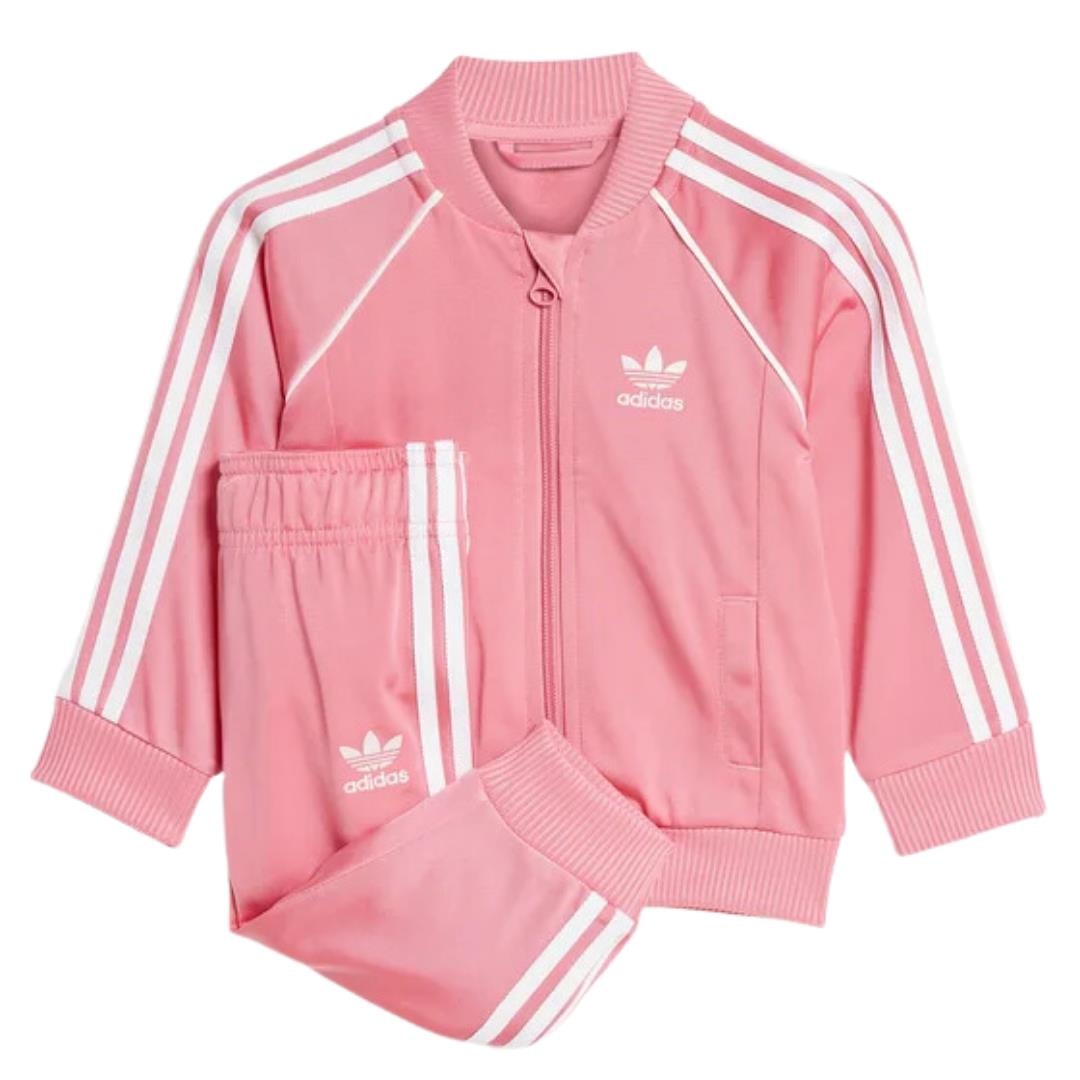 BABYTRIANA セットアップ　12-24m Conjunto Babby Adidas Tracksuit Rosa 6M-3A |IX5172