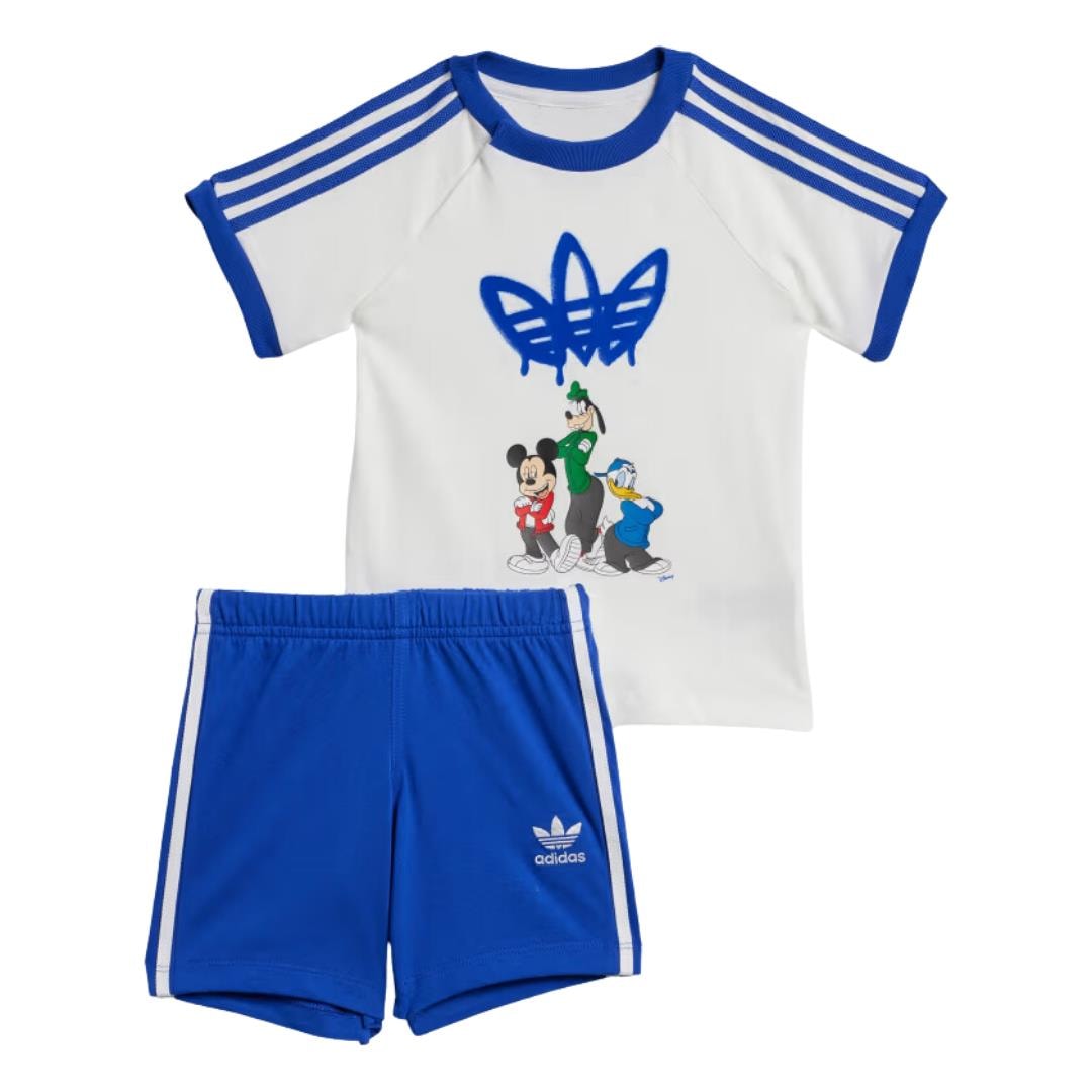 Conjunto Baby Adidas x Disney Mickey Mouse Azul 6M-3A |IX6426