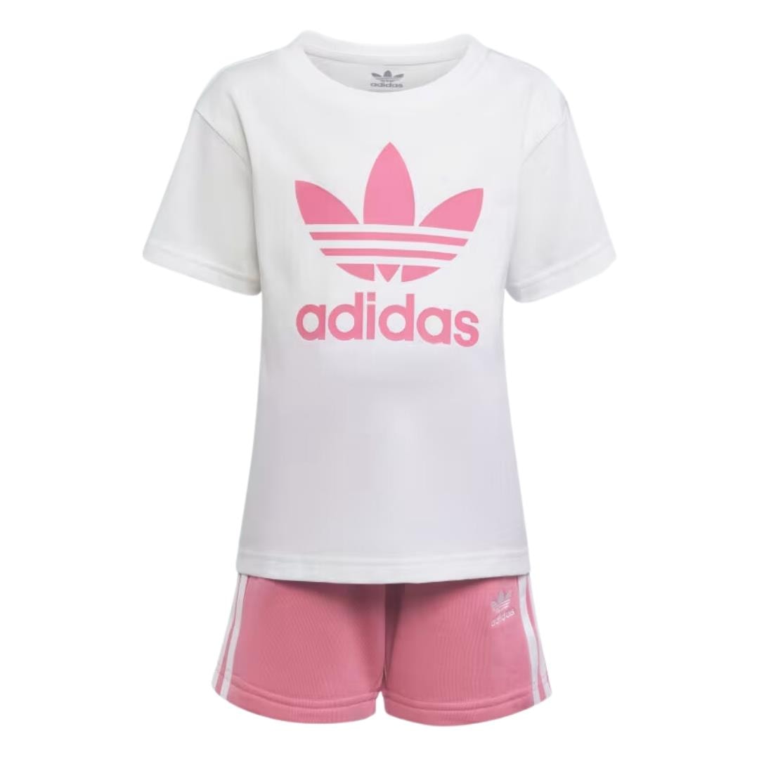 Conjunto Infantil Adidas Adicolor Rosa 3 8