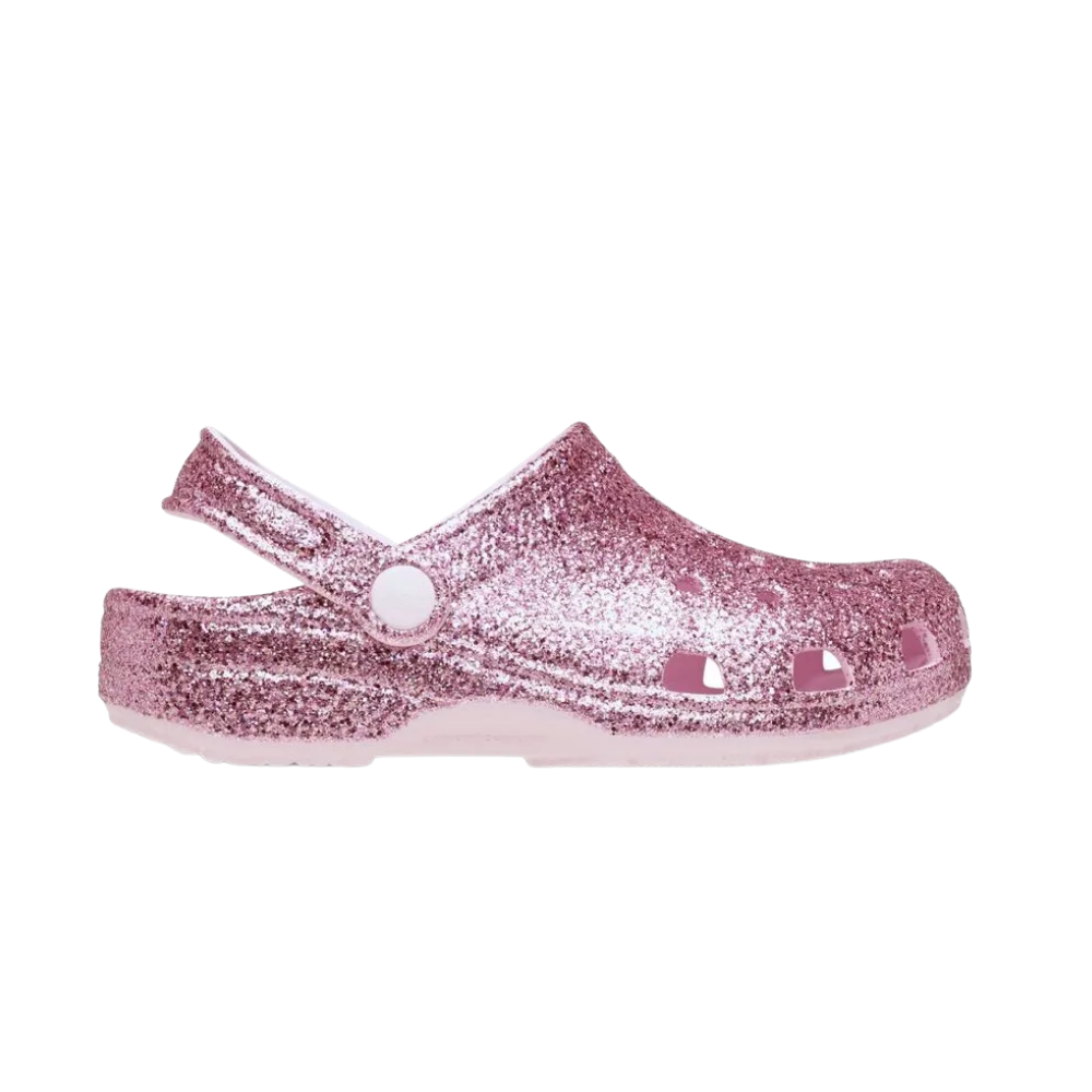 Crocs Infantil Classic Glitter Clog T Rosa 22-28 |206992-6S0