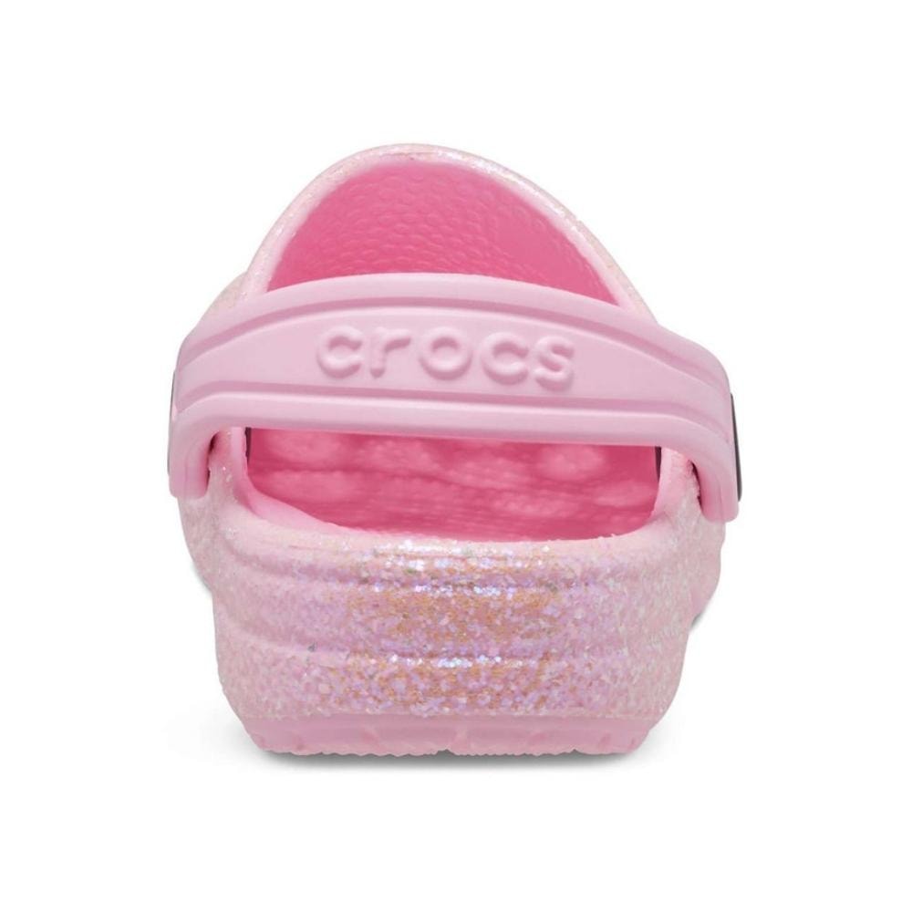 Crocs Infantil Classic Glitter Clog T Rosa 22-28 |206992-6S0