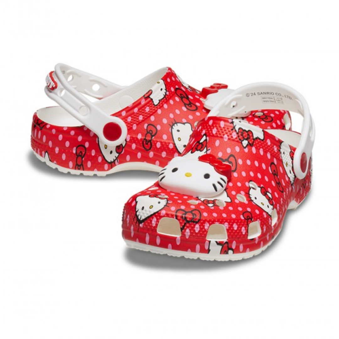 Crocs Infantil Classic Hello Kitty Vermelho 22-28 |210577-90H