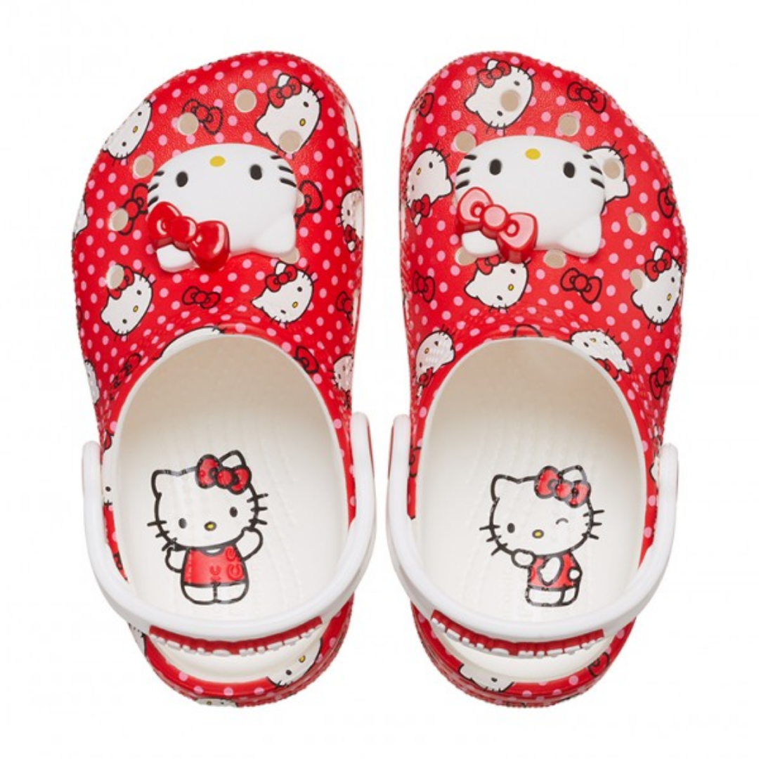 Crocs Infantil Classic Hello Kitty Vermelho 22-28 |210577-90H