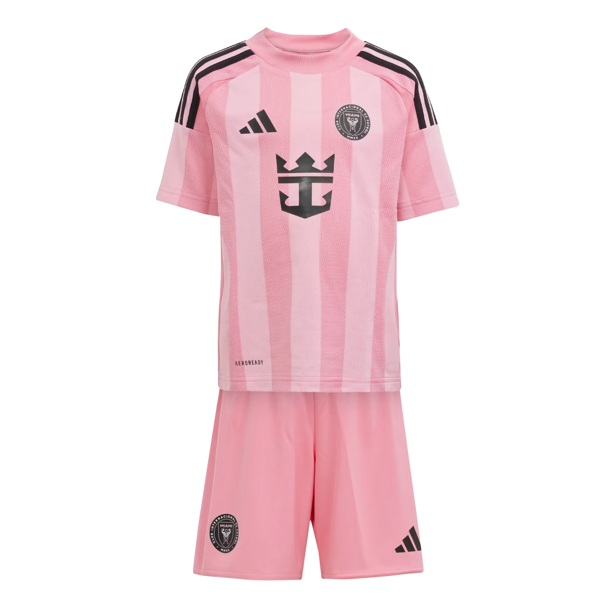 【超希少】adidas マイアミリーグ決勝メッシ ピンク ジャージ XXL Mini Kit Adidas Infantil Miami Messi 18M-6 JN3376