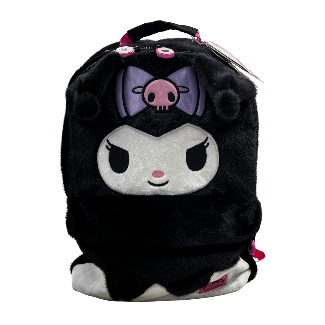 Mochila Kuromi Tween Laço Preto 15502
