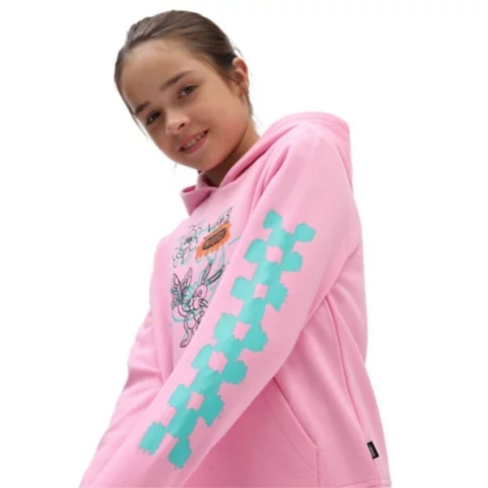 Moletom Infantil Vans x Crayola Girls Hoodie Rosa P-G |VN0A7RL4YRJ
