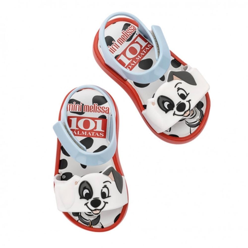 Sandália Baby Mini Melissa Jump x Cats And Dogs Branco 17-28 |33755