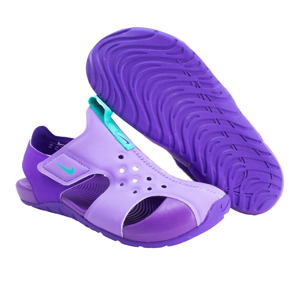 Sandalia Infantil Nike Sunray Protect 2 PS Roxo 27 33.5