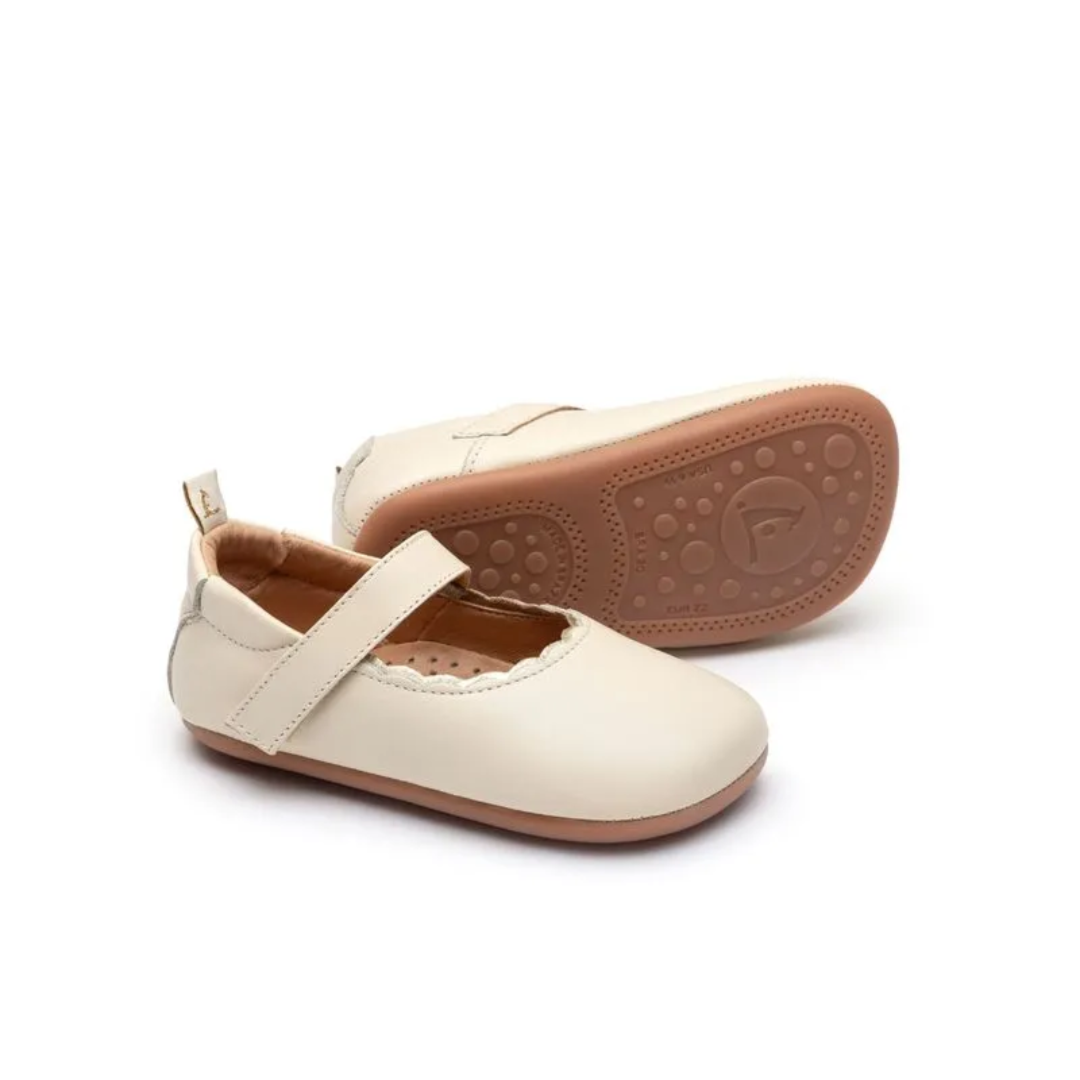 Sapatilha Baby Tip Toey Joey Roundy Bege 17-23 AE.RUY1-3837