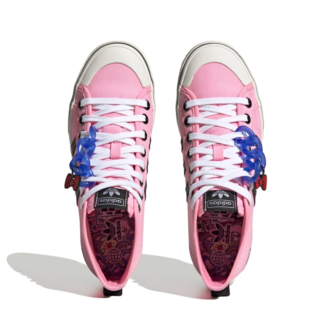 Tênis Adidas x Hello Kitty Nizza Mid W Rosa 33-37 |HQ4509