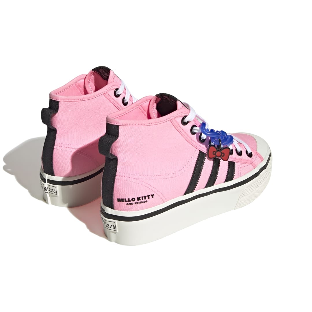 【KITTY】 Tênis Adidas x Hello Kitty Nizza Mid W Rosa 33-37 |HQ4509