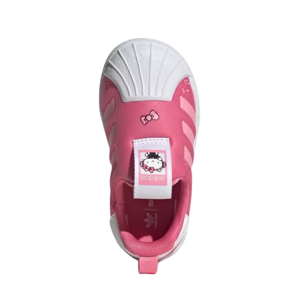 Tenis Baby Adidas x Hello Kitty Superstar 360 Rosa 19 25 IF3555