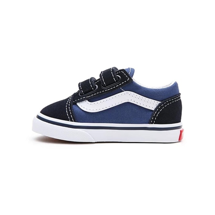Vans Shoes Vans Bebe 18 Tênis Baby Vans Old Skool V Azul 18-25