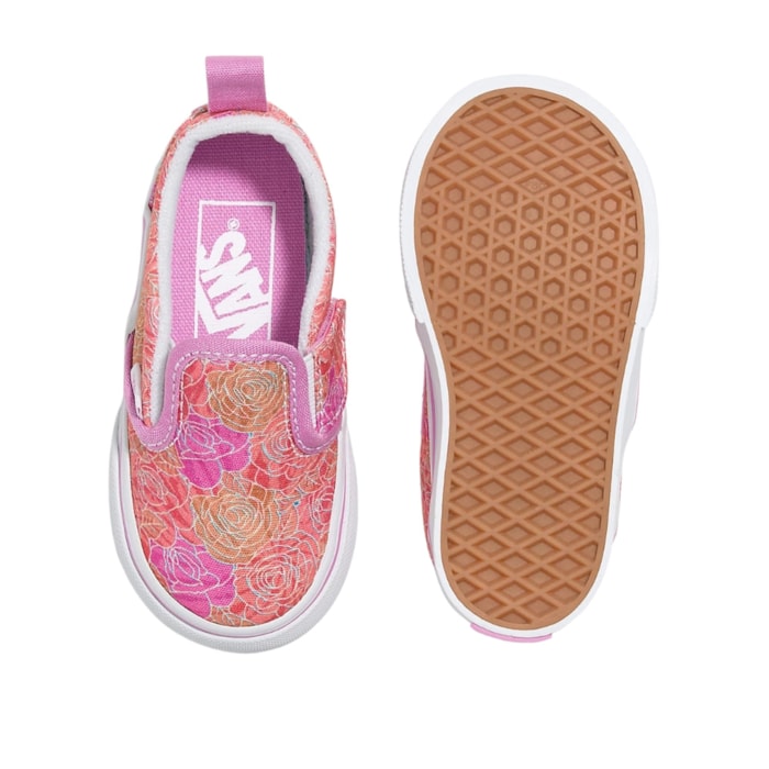 Vans Slip On Vans Rosa Com Listra Branca Tênis Vans Kids Classic
