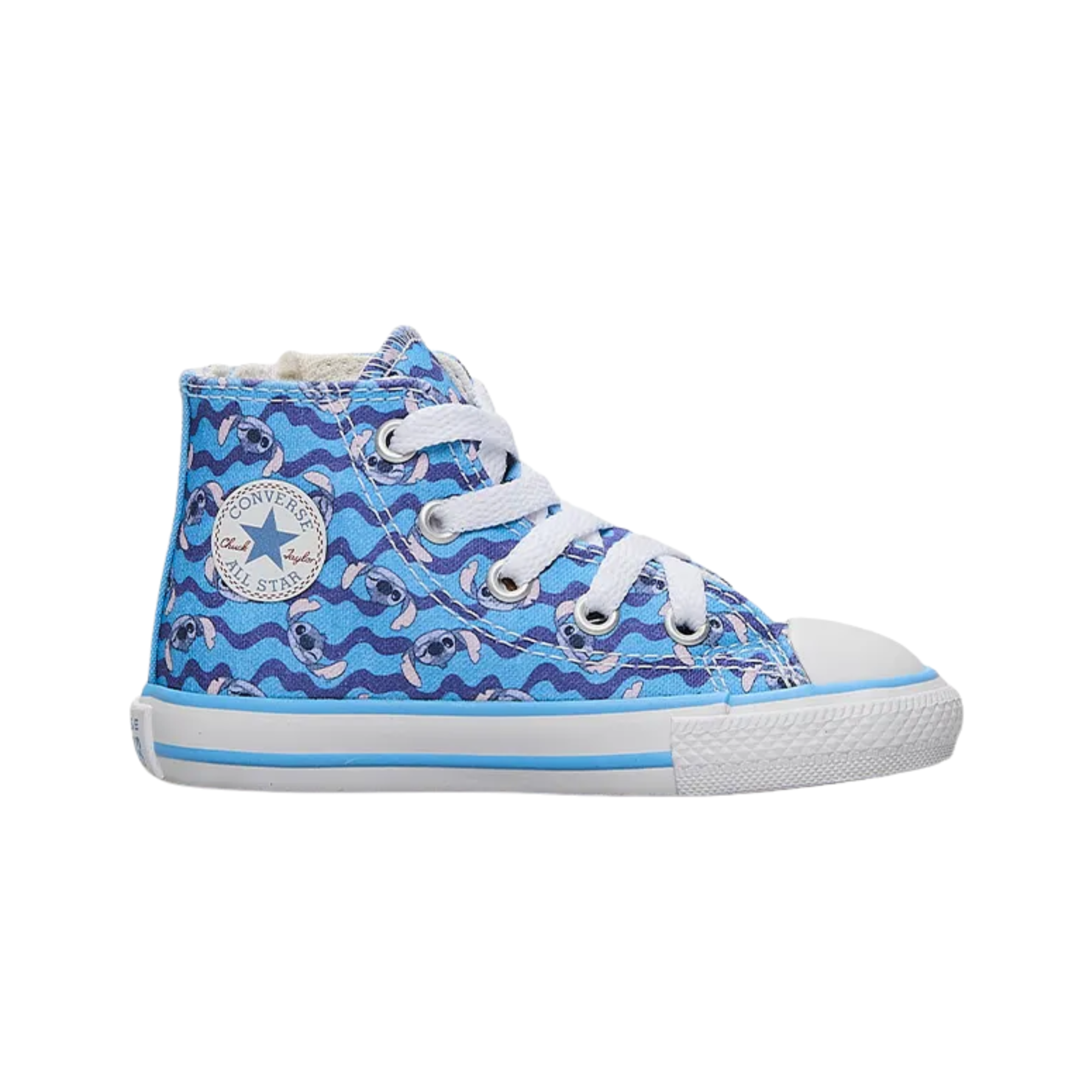 Tênis Chuck Taylor x Disney All Star Side Zip Stitch Azul 18-25