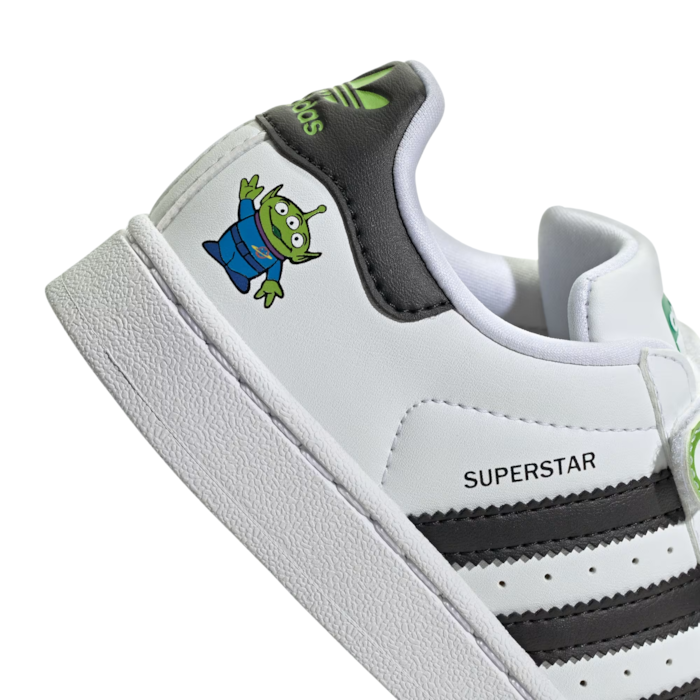 Tênis Infantil Adidas Superstar Toy Story Alien Branco 26-32 JI0091