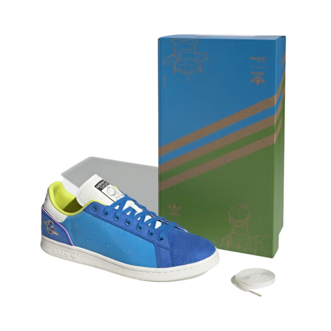 Tenis Infantil Adidas x Disney Stan Smith Rex e os Aliens Azul 34 39 GZ5991