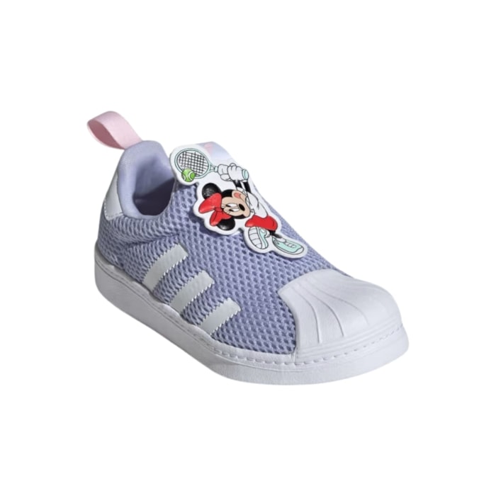 Tênis Infantil Adidas x Disney Superstar 360 Minnie Azul 26-30 |IE0680