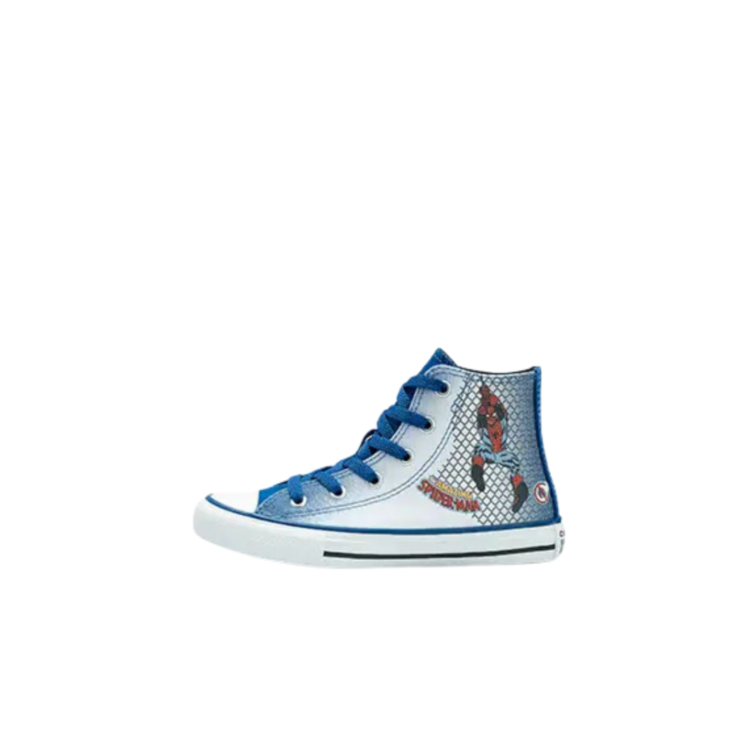 Tênis Infantil Chuck Taylor x Marvel All Star HI Homem-Aranha Azul