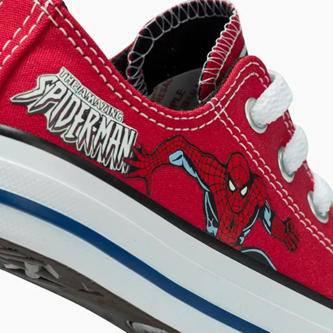 Tênis Infantil Chuck Taylor x Marvel All Star OX Homem-Aranha