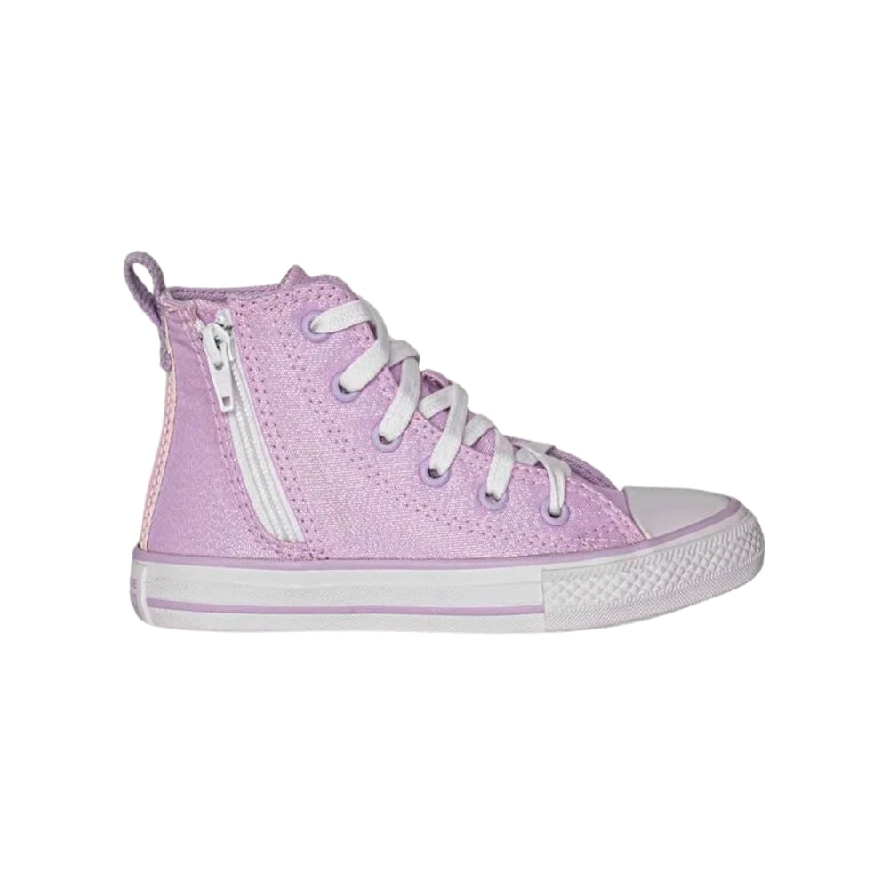 Tênis Infantil Converse All Star Hi Ziper Lilás 26-33 |CK10610001