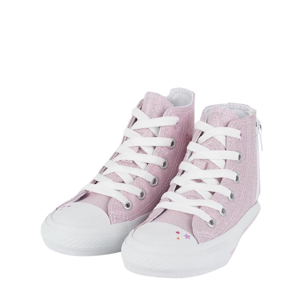 Tênis Infantil Converse Chuck Taylor All Star Side Zip Hi Rosa 26